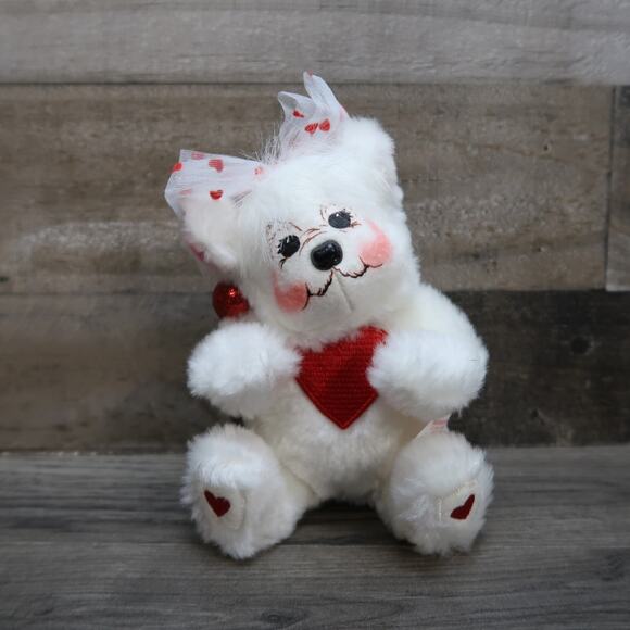 Annalee Doll Valentines Day Boy And Girl Bears - Picture 2 of 6
